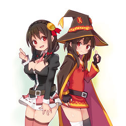 This is a pixiv picture whose title is 紅魔族.