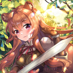 This is a pixiv picture whose title is ラフタリア.