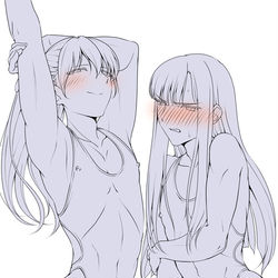 This is a pixiv picture whose title is [男の娘？]落書き８７６.