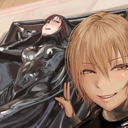 This is a pixiv picture whose title is ごむであそぼう.