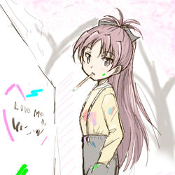 This is a pixiv picture whose title is らくがき杏子ちゃん.