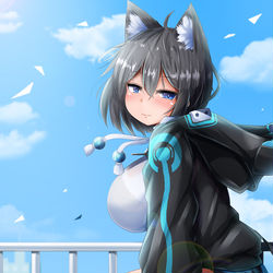 This is a pixiv picture whose title is 仄ちゃん一周年.