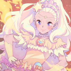 This is a pixiv picture whose title is キュアソレイユ.