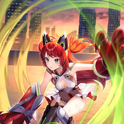 This is a pixiv picture whose title is ソニックフォックス アルマーズ.