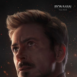 This is a pixiv picture whose title is tony stark.