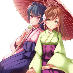 This is a pixiv picture whose title is 花より・・・.