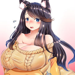 This is a pixiv picture whose title is アズレン扶桑さん（セーター）.
