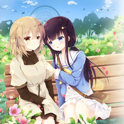 This is a pixiv picture whose title is 求🌸.