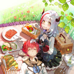 This is a pixiv picture whose title is 勇者の村の村人は魔族の女に懐かれる2巻.