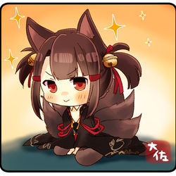 This is a pixiv picture whose title is 赤城ちゃん.
