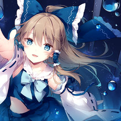 This is a pixiv picture whose title is 籠の中の青は星を求める.
