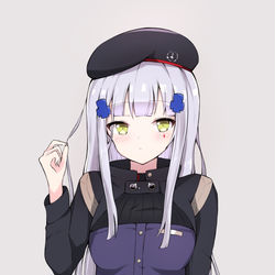 This is a pixiv picture whose title is HK416.
