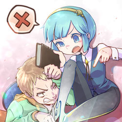 This is a pixiv picture whose title is 「ちゃんと描け！」.