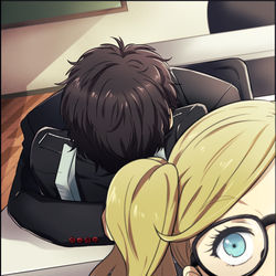 This is a pixiv picture whose title is 怪盗生活.