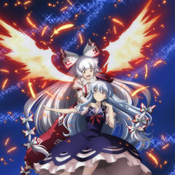 This is a pixiv picture whose title is 『幻想万華鏡』第１３話－肝試しの章（後編）－メインビジュアル.