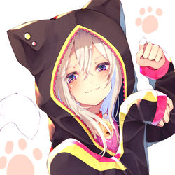 This is a pixiv picture whose title is にゃん.