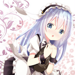 This is a pixiv picture whose title is い…いらっしゃいませのチノちゃん.