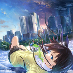 This is a pixiv picture whose title is その先の空へ.