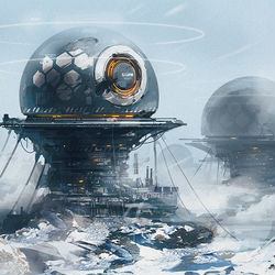 This is a pixiv picture whose title is dome radar.