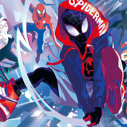 This is a pixiv picture whose title is スパイダーバース！.