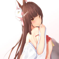 This is a pixiv picture whose title is 長門.