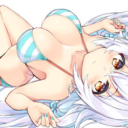This is a pixiv picture whose title is 水着ラプアさん.
