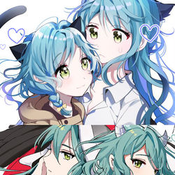 This is a pixiv picture whose title is さよひな.......♥.
