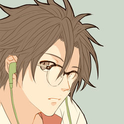 This is a pixiv picture whose title is 御手杵さんと眼鏡.