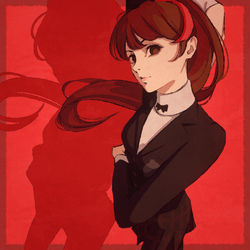 This is a pixiv picture whose title is akasumi.