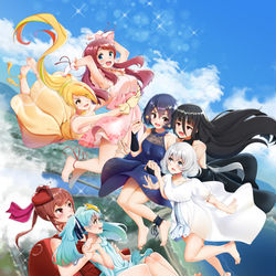 This is a pixiv picture whose title is 「ぞんてん！～天神でおらぼう～」チラシ絵.