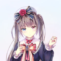This is a pixiv picture whose title is リボン.