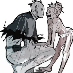 This is a pixiv picture whose title is DbD落書きまとめ⑧.