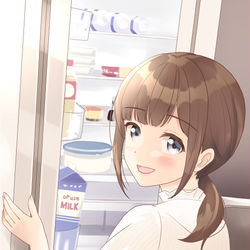 This is a pixiv picture whose title is なにつくる？.