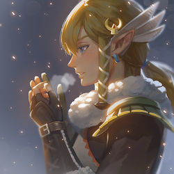 This is a pixiv picture whose title is Link.