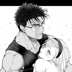 This is a pixiv picture whose title is 紺青の拳.
