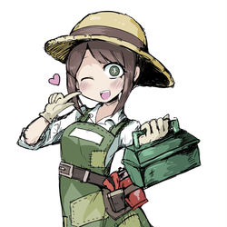 This is a pixiv picture whose title is 庭師ちゃん.