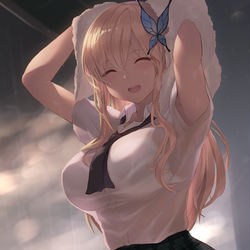 This is a pixiv picture whose title is 雨の日.