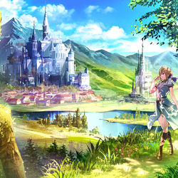 This is a pixiv picture whose title is 旅装アルトリアさん.