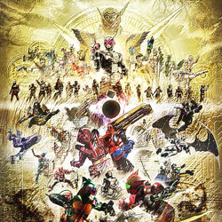 This is a pixiv picture whose title is 仮面ライダー平成オールジェネレーションズ　2000-2019.