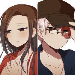 This is a pixiv picture whose title is 【WEB再録①】Dear【轟百】.