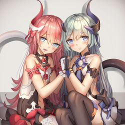 This is a pixiv picture whose title is 交尾（雾）.