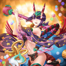 This is a pixiv picture whose title is ハロウィン酒呑童子.