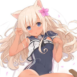 This is a pixiv picture whose title is ケモミミろーちゃん.