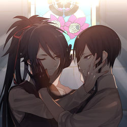 This is a pixiv picture whose title is 『生きて帰れ』.