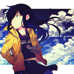 This is a pixiv picture whose title is さよなら時代.