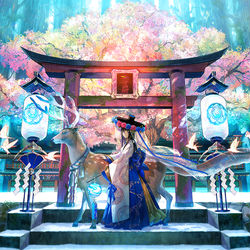 This is a pixiv picture whose title is 永年樹.