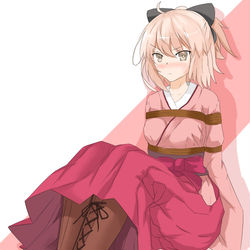 This is a pixiv picture whose title is 冲田总司.