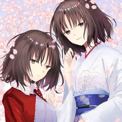 This is a pixiv picture whose title is 式/「両儀式」.