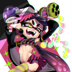 This is a pixiv picture whose title is 洗脳イメージアオリちゃん.