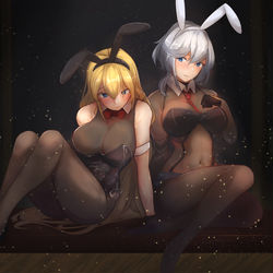 This is a pixiv picture whose title is Bunny^2.